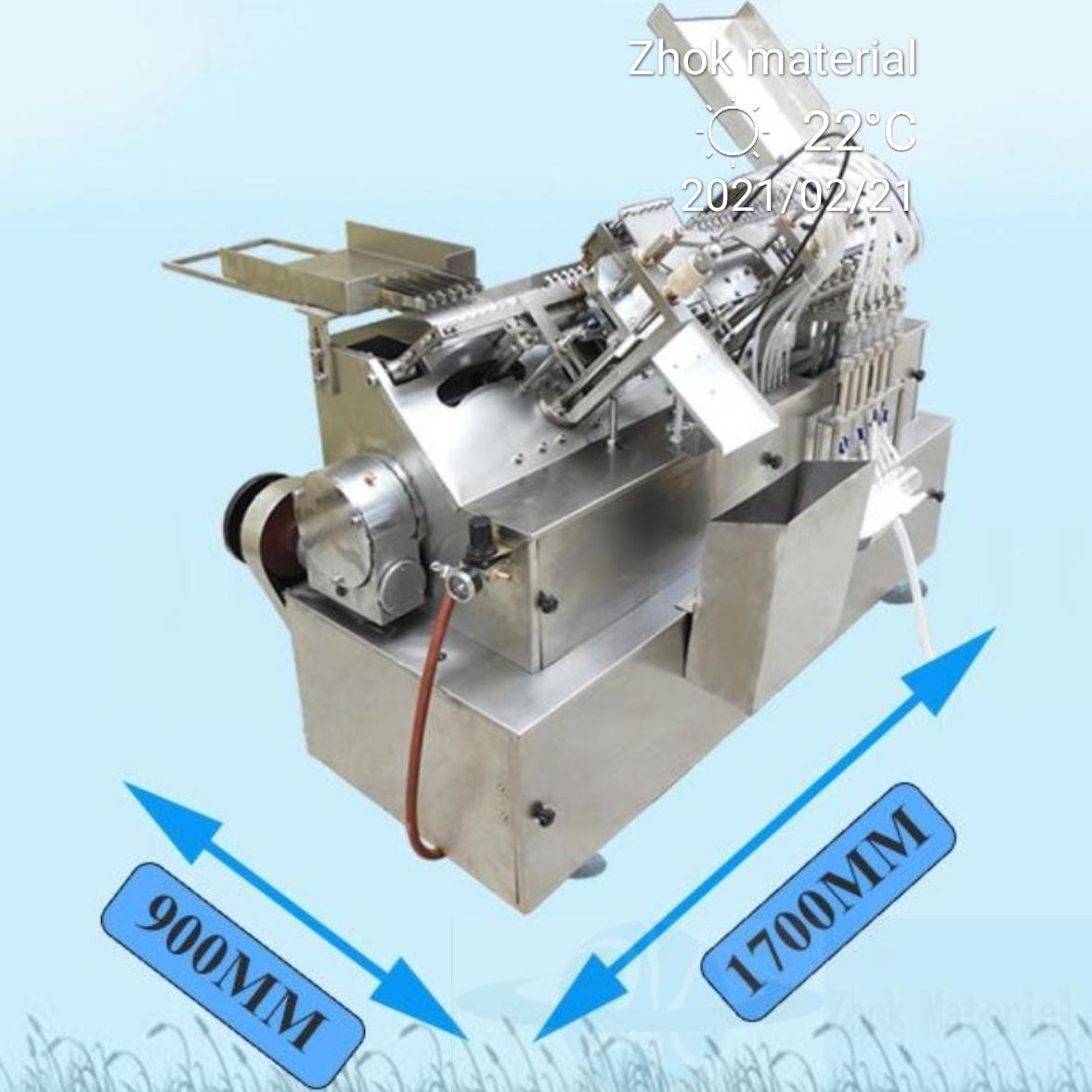 six needle onion skin tube Ampoule filling and sealing machine for indicator 