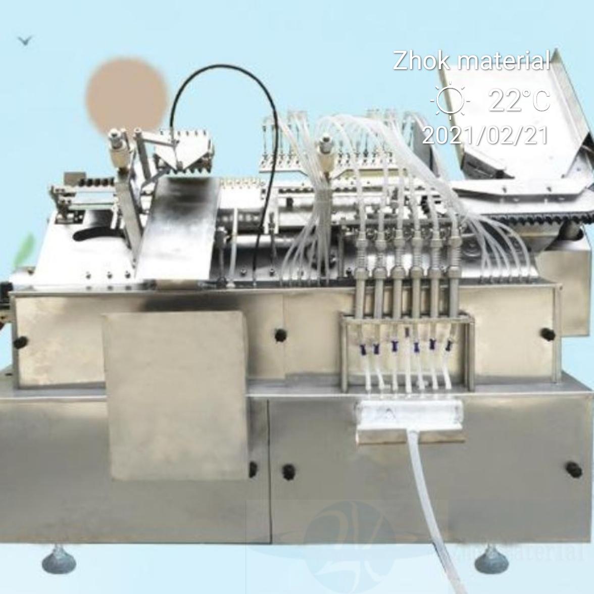 six needle onion skin tube Ampoule filling and sealing machine for indicator 